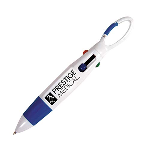 Amazon.com: Prestige Medical 4-Color Carabiner Pen (Royal